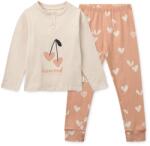 LIEWOOD Детско ежедневно термо бельо LIEWOOD Kid's Wilhelm Printed Pyjamas Set Pyjamas - Heart / Sweetheart / Pale Tuscany / Mix - размер 134/140 (EU) (714-1780-0215)