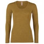 Engel Дамско мериносово термобельо Engel Women's Shirt L/S Everyday base layer - Safran Melange - размер 34/36 (EU) (115-1153-0512)