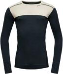 Devold Мъжко мериносово термобельо Devold Lauparen Merino 190 Shirt Merino base layer - Raw White / Ink / Black - размер XL (015-1451-0614)