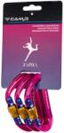 C. A. M. P C. A. M. P. HMS карабинер C. A. M. P. Photon Lock Janja Screwgate carabiner - Magenta / Yellow - размер 3-Pack (323-0280-0211)