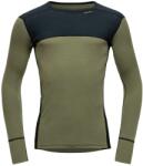 Devold Мъжко мериносово термобельо Devold Lauparen Merino 190 Shirt Merino base layer - Ink / Lichen / Black - размер XXL (015-1451-0515)