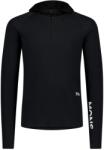 Mons Royale Мъжко мериносово термобельо Mons Royale Temple Merino Long Sleeve Hood Merino longsleeve - Black (015-2333-0112)
