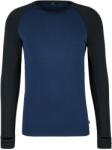Stoic Мъжко мериносово термобельо Stoic MerinoSoft245 TuleboSt. L/S Merino shirt - Navy Blue / Black (216-6927-0212)