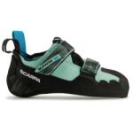 Scarpa Дамски обувки с велкро Scarpa Women's Quantix SF Climbing shoes - Aqua / Black - размер 38 (EU) (301-0750-0117)