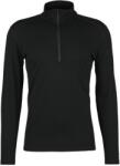 Icebreaker Мъжко мериносово термобельо Icebreaker 200 Oasis L/S Half Zip Merino base layer - Black (015-1976-0114)