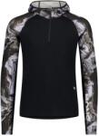 Mons Royale Мъжко мериносово термобельо Mons Royale Temple Merino Long Sleeve Hood Merino longsleeve - Rock Camo / Black - размер XL (015-2333-0314)