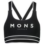 Mons Royale Дамски спортен сутиен Mons Royale Women's Stella X-Back Bra Sports bra - Black (115-1403-0114)