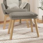 vidaXL Taburet, gri deschis, 45x29, 5x35 cm, catifea GartenMobel Dekor (341435)