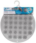 EMC ONSHOP Covoras Antiderapant Crystal Gri cu Peri Masaj pentru Baie Ø30cm (P5941234218470) Covor baie