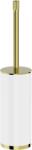 Mexen Triv, fali WC-kefe, fehér/arany fényes, 70A33073-50W (70A33073-50W)