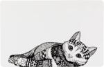 TRIXIE Zentangle macskás tányéralátét