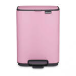 Brabantia Кош за боклук Brabantia Bo Pedal 1010444, 4 л, Леко затваряне, Противоплъзгаща основа, Розов (1010444)