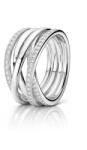 Pandora Ezüst összefonódott gyűrű 190919CZ 58 mm