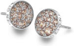 Hot Diamonds Ezüst fülbevaló Hot Diamonds Emozioni Scintilla Champagne DE454