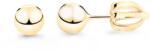 Cutie Jewellery Minimalista bedugós fülbevaló sárga aranyból Z5016-30-X-1