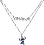 Disney Dupla ezüst nyaklánc Stitch Lilo & Stitch NS00059SRHL-17. CS (lánc, medál)