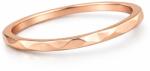 Troli Minimalista aranyozott gyengéd kivitelezésű gyűrű RoseGold 59 mm