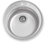 FERRO - Chiuvetă, diametru 51 cm, oțel inoxidabil DR51 (DR51) Chiuveta