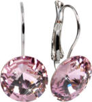 Levien Elegáns fülbevaló Rivoli Light Amethyst