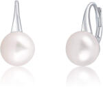 JwL Luxury Pearls Gyengéd ezüst fülbevaló valódi gyönggyel JL0643
