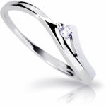 Cutie Diamonds Csodálatos fehér arany gyűrű gyémánttal DZ6818-1718-00-X-2 60 mm
