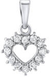 Silvego Ezüst medál Swarovski® cirkónium kővel SILVEGOB11698s