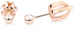 Cutie Jewellery Minimalista rózsaszín arany fülbevaló Z5013-30-X-4
