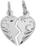 Soliter Brilio Silver Kétrészes szív medál pároknak 441 001 01 480 04-0, 90 g