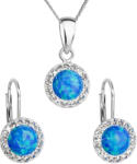 Evolution Group - Pavona Evolution Group Csillogó ékszer szett Preciosa kristályokkal 39160.1 & blue s. opal (fülbevalók, lánc, medál)