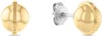 Tommy Hilfiger Bájos aranyozott bedugós fülbevaló Metallic Orb 2780818