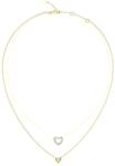 Guess Dupla aranyozott nyaklánc szívekkel Beloved JUBN05026JWYGT/U