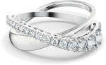 Swarovski Csillogó dupla gyűrű TWIST 5572716 60 mm