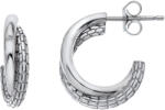 Hot Diamonds Időtlen ezüst gyémánt fülbevaló Woven DE689