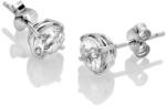 Hot Diamonds Gyengéd ezüst fülbevaló topázzal és gyémántokkal Tender DE728