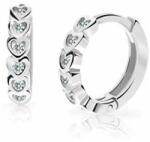 Cutie Jewellery Fehér arany karika gyermek fülbevaló C3339-80-X-2 fehér