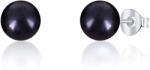 JwL Luxury Pearls Valódi fekete gyöngyből készült fülbevalók JL0707