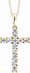Cutie Jewellery Divatos medál kereszt Z60100-40-10-X-1