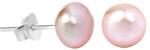 JwL Luxury Pearls Rózsaszín igazgöngy fülbevaló JL0289
