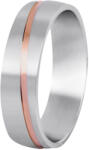 Beneto Exclusive Beneto Férfi bicolor esküvői gyűrű acélból SPP07 69 mm