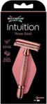 Wilkinson Sword Női fém borotva Intuition Double Edge Rose Gold (Razor) + 10 penge