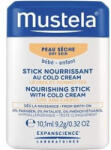 Mustela Tápláló és hidratáló stick ajkakra és az arcra (Nourish Stick with Cold Cream) 9, 2 g