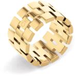 Calvin Klein Luxus aranyozott gyűrű Geometric 35000325 52 mm