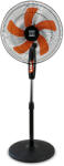ElectroMures Ventilator cu Picior ElectroMures EM 2001 Inaltime Reglabila Functie Oscilatie 3 Viteze 45W Negru/Portocaliu (EM 2001) Ventilator