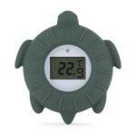 Petite&Mars Termometru Digital Petite&Mars Broscuta Terry Multifunctional Ecran Usor de Citit Valoare Precisa Silicon Sigur Avertizare Temperatura +0luni Verde (582817) Termometru apa de baie