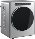 HOMCOM Uscător cu evacuare 5kg, uscător compact independent tip încărcare frontală 1000W cu tambur din oțel inoxidabil, timer, argintiu | Aosom Romania (B61-010V90SR)