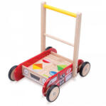 Wonderworld Antemergator Wonderworld WW-1523 Masina de Pompieri cu Cuburi Lemn Varsta 12 Luni+ Multicolor (WW-1523)