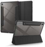 Spigen ultra hybrid pro tabletvédő álló, bőr hatású, flip, oldalra nyíló, trifold, asztali tartó, ceruza tartó, fekete, kompatibilis: Samsung Galaxy Tab S9 LTE, SM-X716, / Galaxy Tab S9 WIFI, SM-X710 (ACS070
