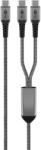Hama USB 2.0 Type C Összekötő Fekete/Szürke 1.5m 75739 (75739)