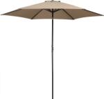 Kingsleeve Kerti napernyő Ø300 cm - taupe (108774)