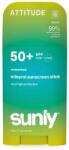 ATTITUDE Mineral Sunscreen Stick Sunly SPF 50+ Unscented 60 g